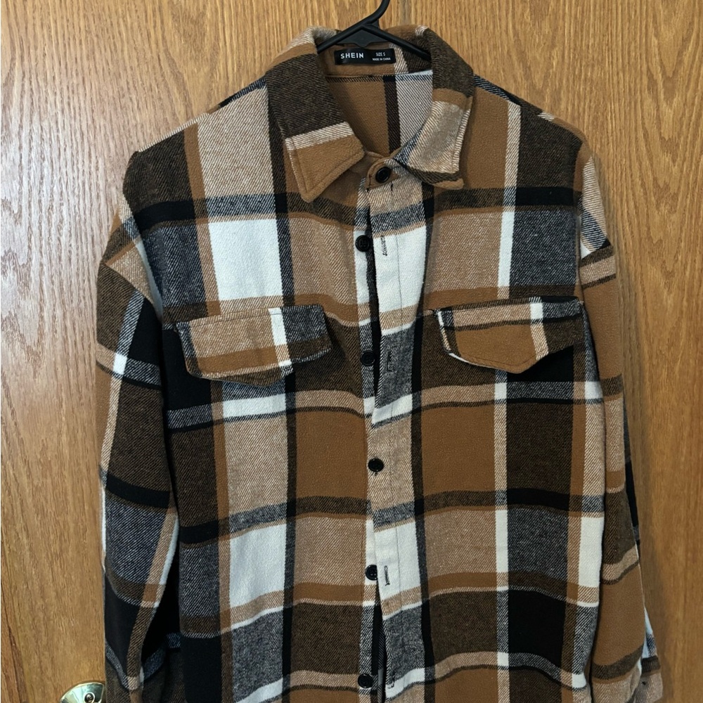 SHEIN Multicolor Plaid Shirt